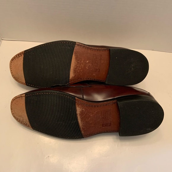 Johnston Murphy burgundy slip on wingtips 11.5M - Picture 8 of 10